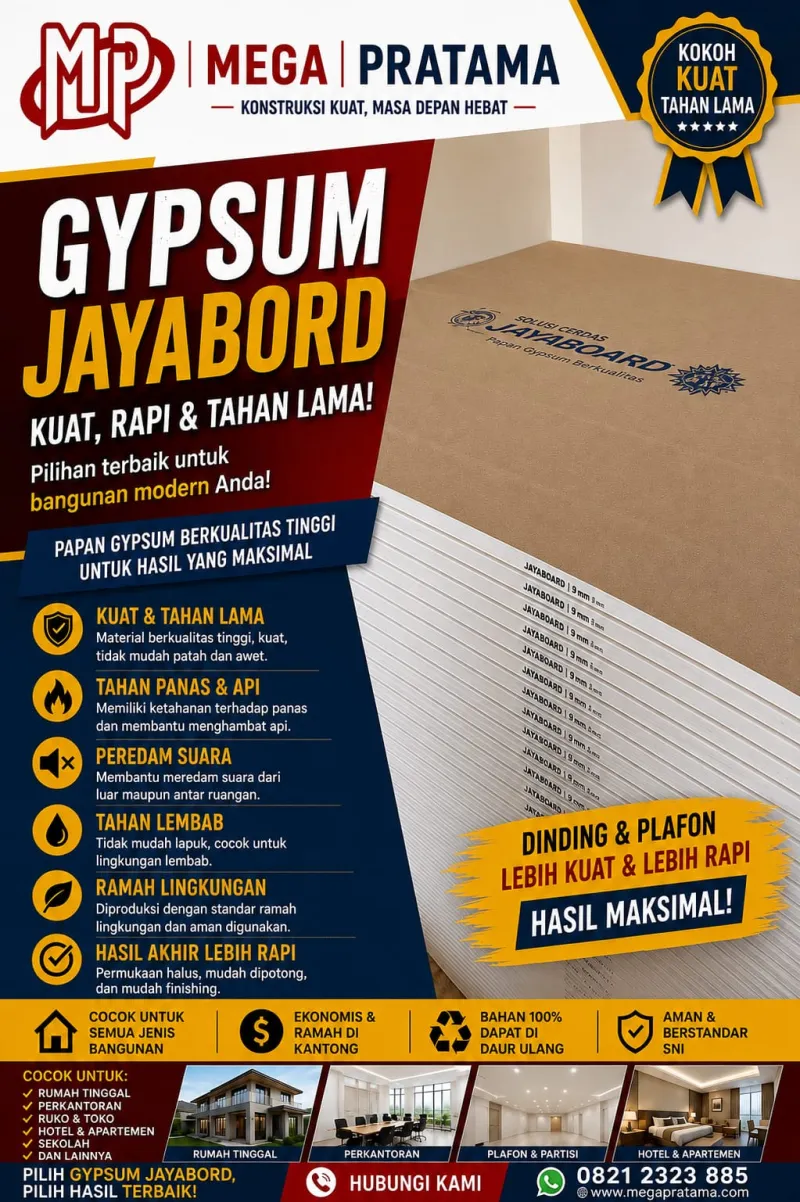 Gypsum Jayaboard