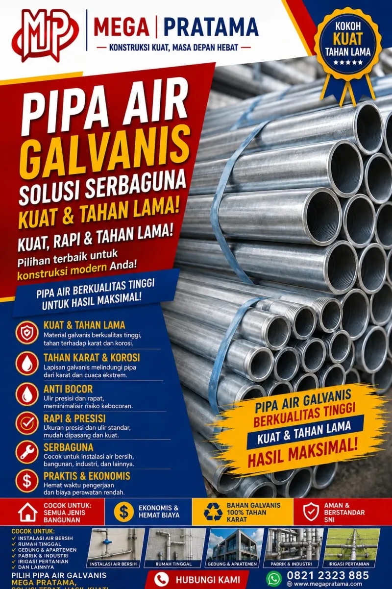 Pipa Air Galvanis